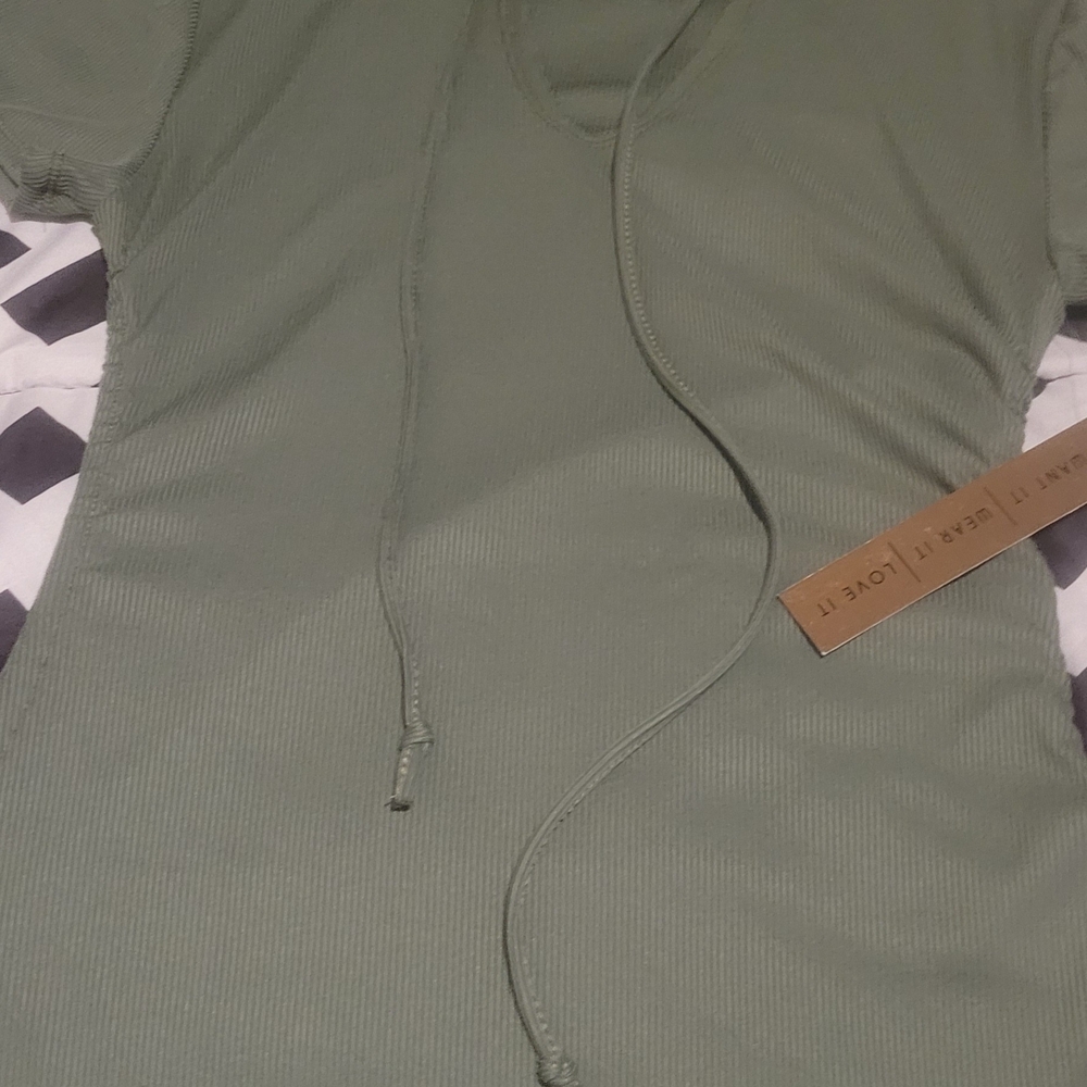 Almost Famous Olive Green Midi Dress